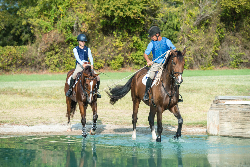 Introducing Horses to Cross Country Water