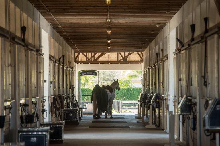 Barn aisle
