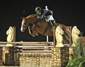 Brian Walker riding Garfield