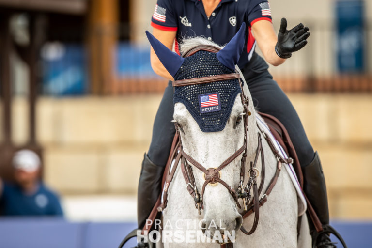 Laura Kraut WEG Show Jumping Warm Up