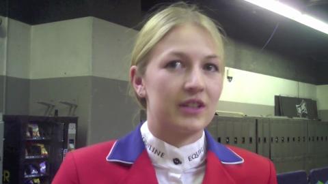 Lucy Davis at #WorldCupJumping15 promo image