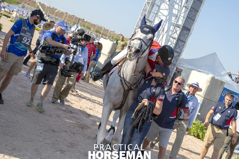 McLain Ward coming out of ring