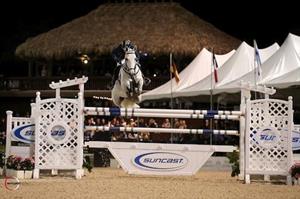 Meredith Michaels-Beerbaum and Fibonacci 17 Win $372,000 Suncast® CSI 5* Grand Prix at the 2015 WEF promo image