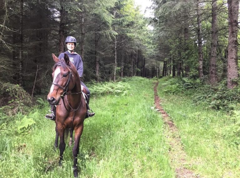 Natalie Gavi trail ride