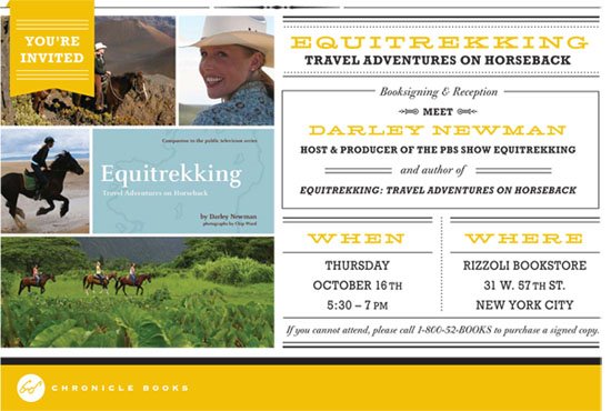 NYC Book Signing for Equitrekking Book promo image