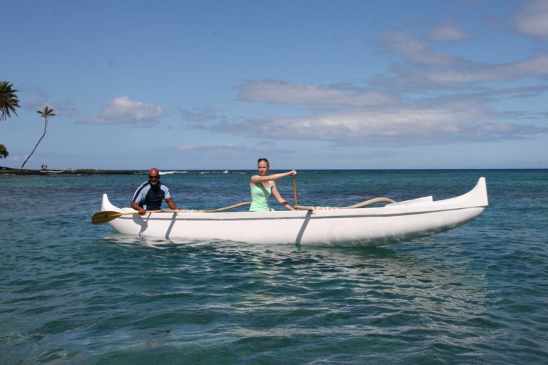 Outrigger Canoeing and Beaching It, Big Island promo image