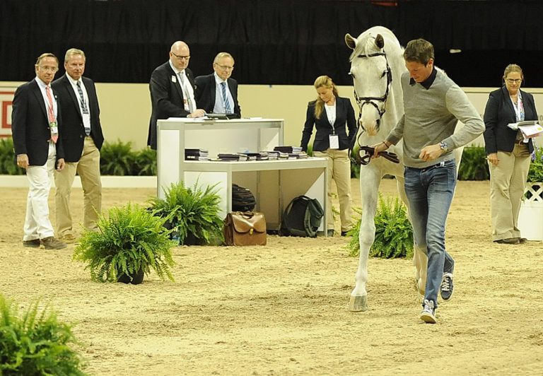 Postcard: 2015 FEI World Cup Show Jumping Horse Inspection promo image