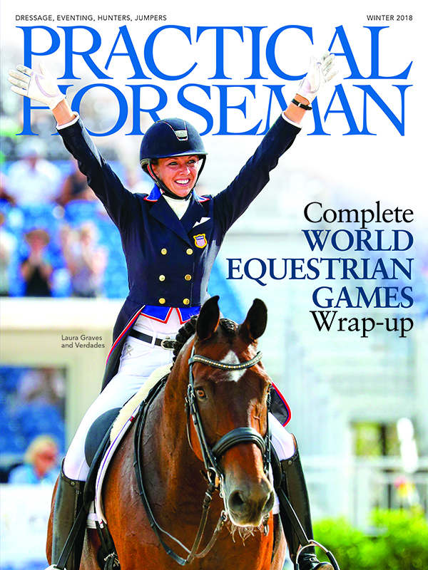 Practical Horseman Winter 2018 Cover Laura Graves