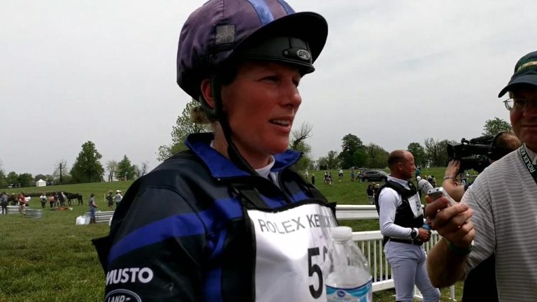 Rolex17 Cross Country Interview - Zara Tindall