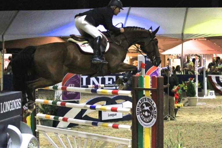 Samuel Parot and Atlantis Win the Second West Coast Longines FEI World Cup™ Jumping North American League Qualifier promo image