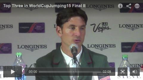Top Three in #WorldCupJumping15 Final II Discuss Their Strategies promo image