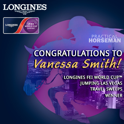 Winner Announced for Trip to Longines FEI World Cup™ Jumping Las Vegas promo image