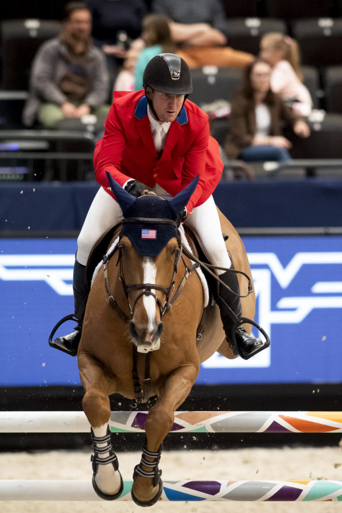McLain Ward and Contagious Longines 2022 FEI World Cup Jumping Final