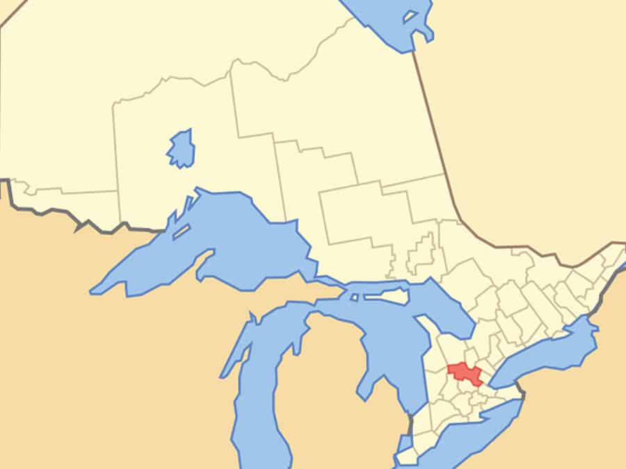 A 22-year-old gelding in Wellington County, Ontario, was confirmed positive for EHM and referred to an equine hospital. 