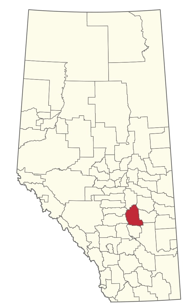 630px-AB_locator_COUNTY_OF_STETTLER_NO_6
