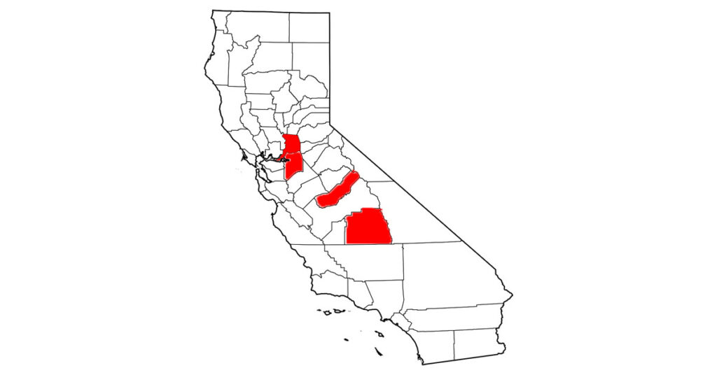 Four new West Nile virus (WNV) cases have been confirmed in California and are located in Madera, San Joaquin, Sacramento and Tulare counties.