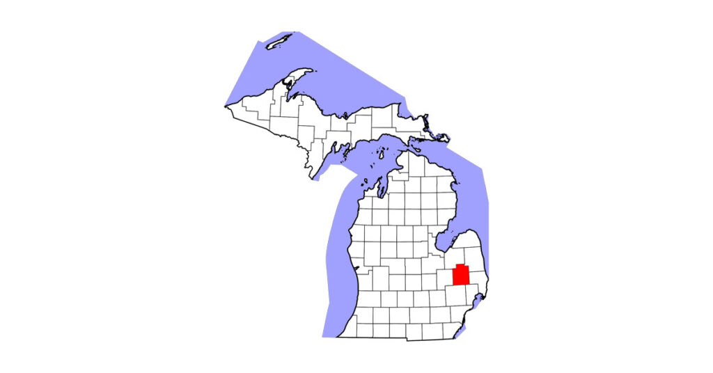 A weanling colt in Lapeer County, Michigan, is positive for strangles and under quarantine.