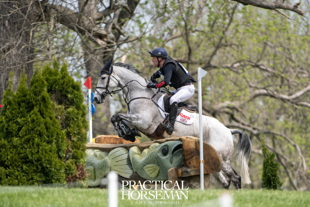 Great Britain’s Tom McEwen and JL Dublin are still at the top of the leaderboard after Kentucky Three-Day Event CCI5* cross country.